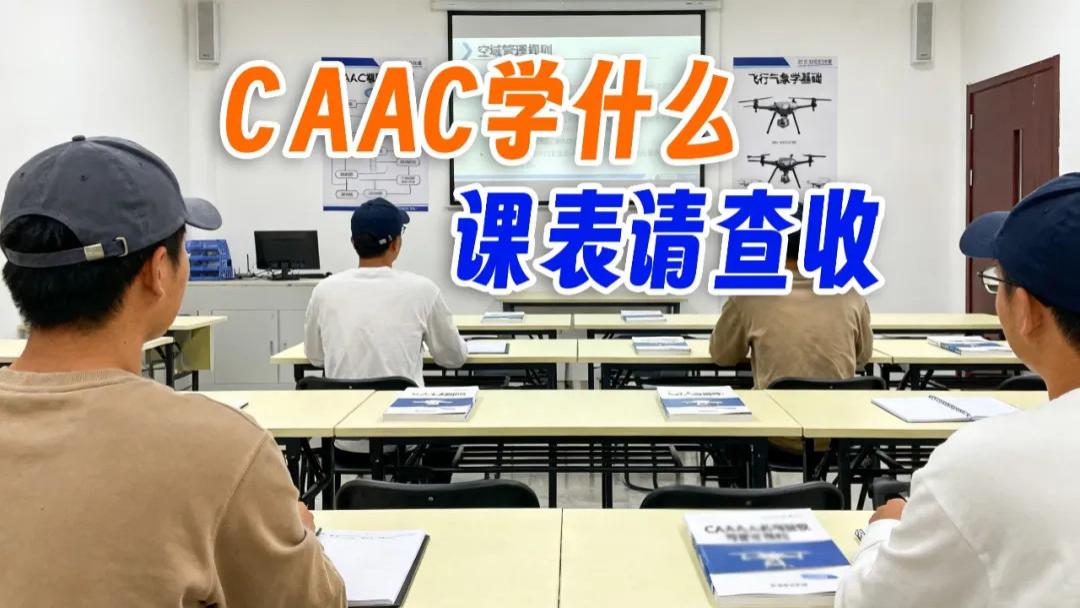 CAAC无人机执照学什么？学多久？这份课程表请查收