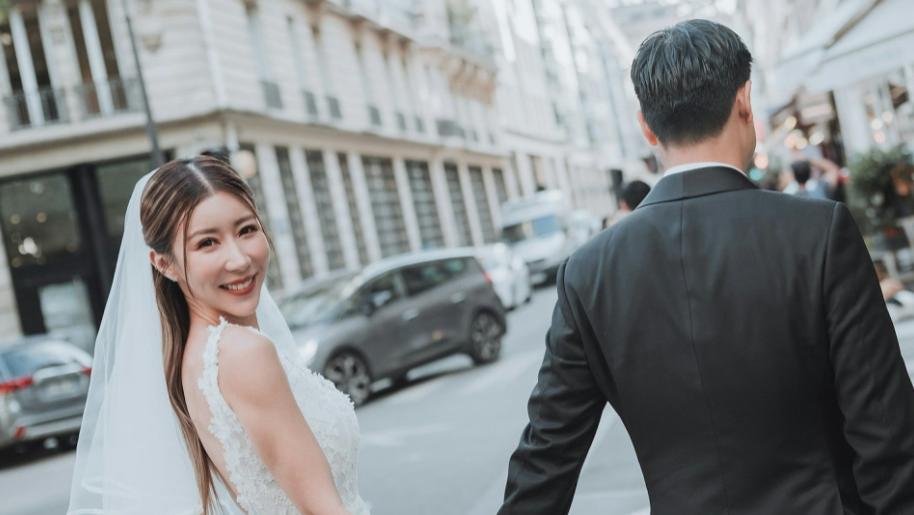“东张女神” 陈婉衡巴黎拍婚纱！短裙秀长腿甜倒数，6 个月后迎幸福婚礼