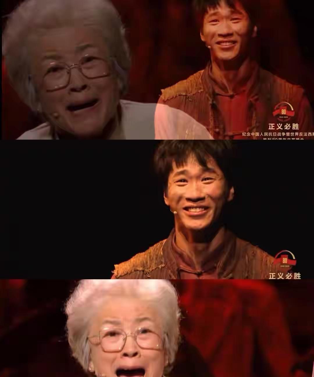 宋春丽老师的一声“哥”，刘敏涛老师的一声“儿”，生生喊出了每一个华夏儿女的泪水。