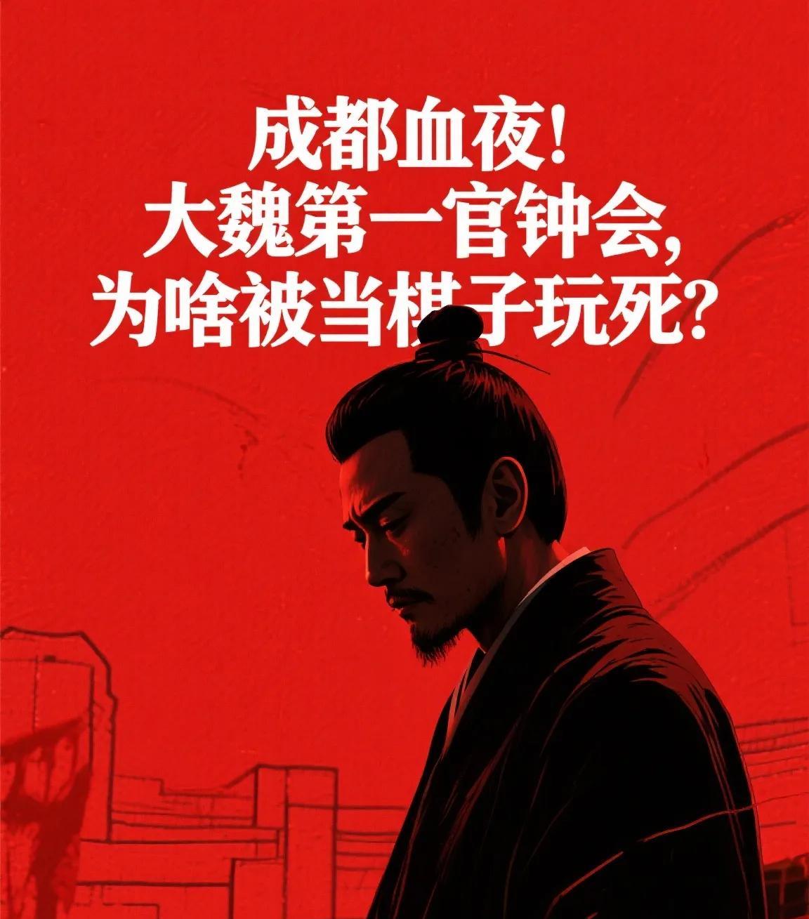 成都血夜！大魏第一官钟会，为啥被当棋子玩死？
公元264年，成都军营火光冲天。刚