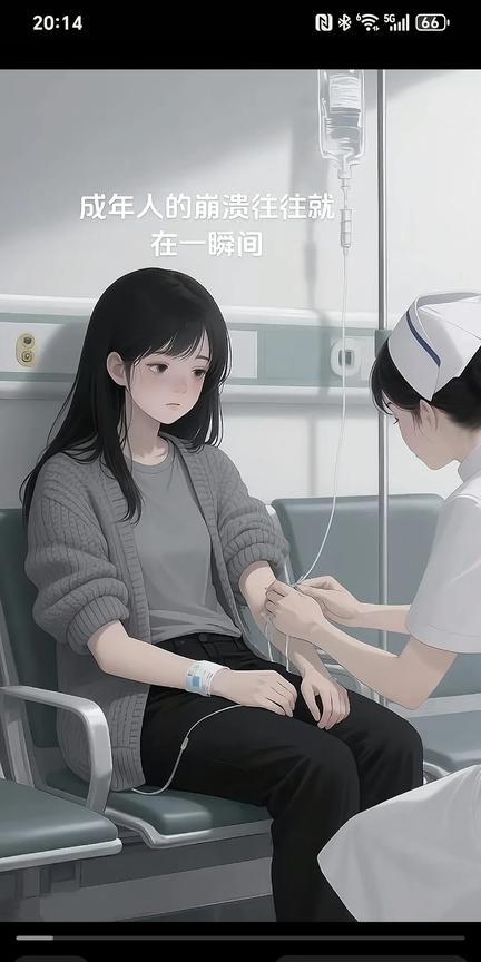 所谓的成长，就是把哭声调我成静音，我们总在为别人而活，却忘了好好照顾自己～
 明