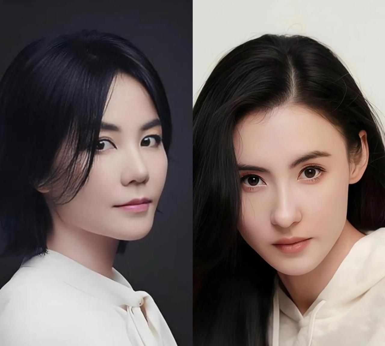 张柏芝和王菲放一块儿让人咋选？
一边是实实在在的贤妻良母，张柏芝自己带三个孩子，