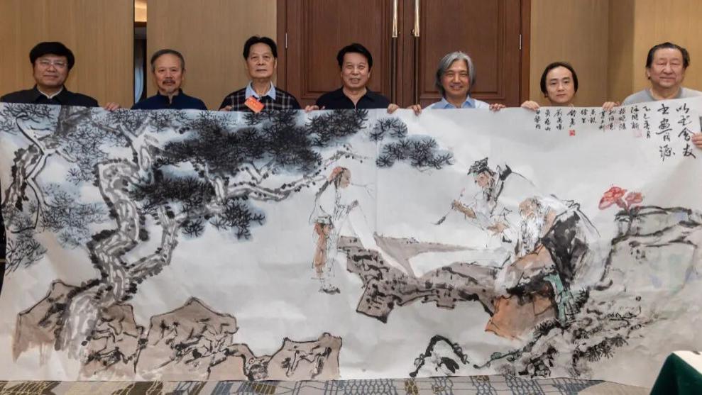 全国政协书画室工作座谈会在京召开，民进中央开明画院副院长舒勇出席活动