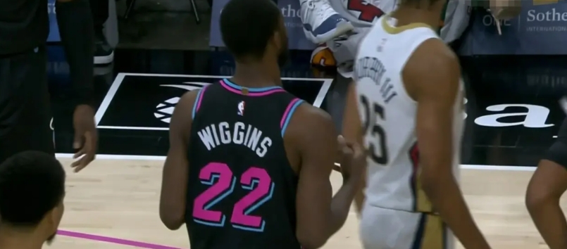 热火大将维金斯距离被交易已经越来越近了！在今天热火主场以125:106击败鹈鹕的