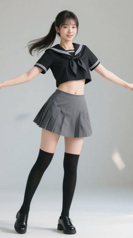 活力少女制服诱惑 每个动作都在秀好身材