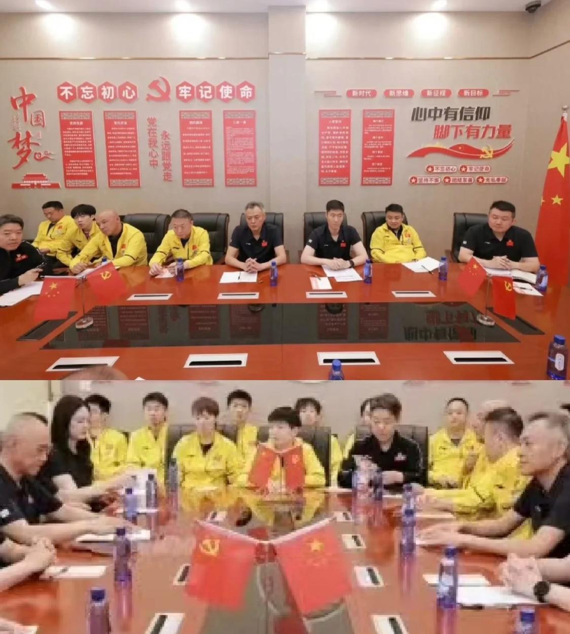 孙颖莎 王楚钦活动后开会 王励勤主席布置新任务
5月2日，国乒队员 孙颖莎，王楚