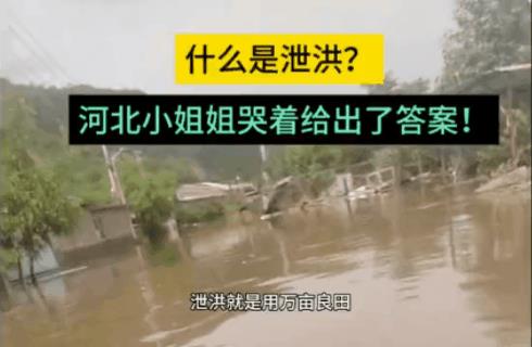 对于泄洪区的人，确实牺牲很多！
两害相权取其轻，虽然说泄洪是正常的操作，但是处于