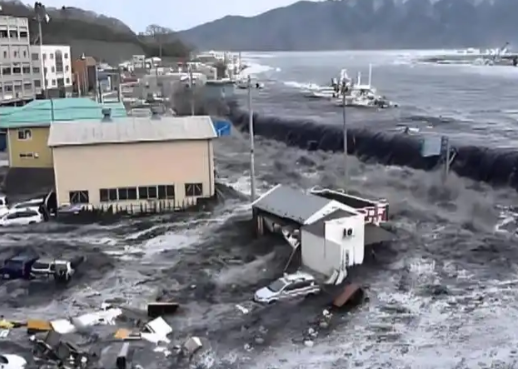 报应来了日本不值得同情日本海啸预警才停止核污水排放，原因是担心海啸把核污染水冲进