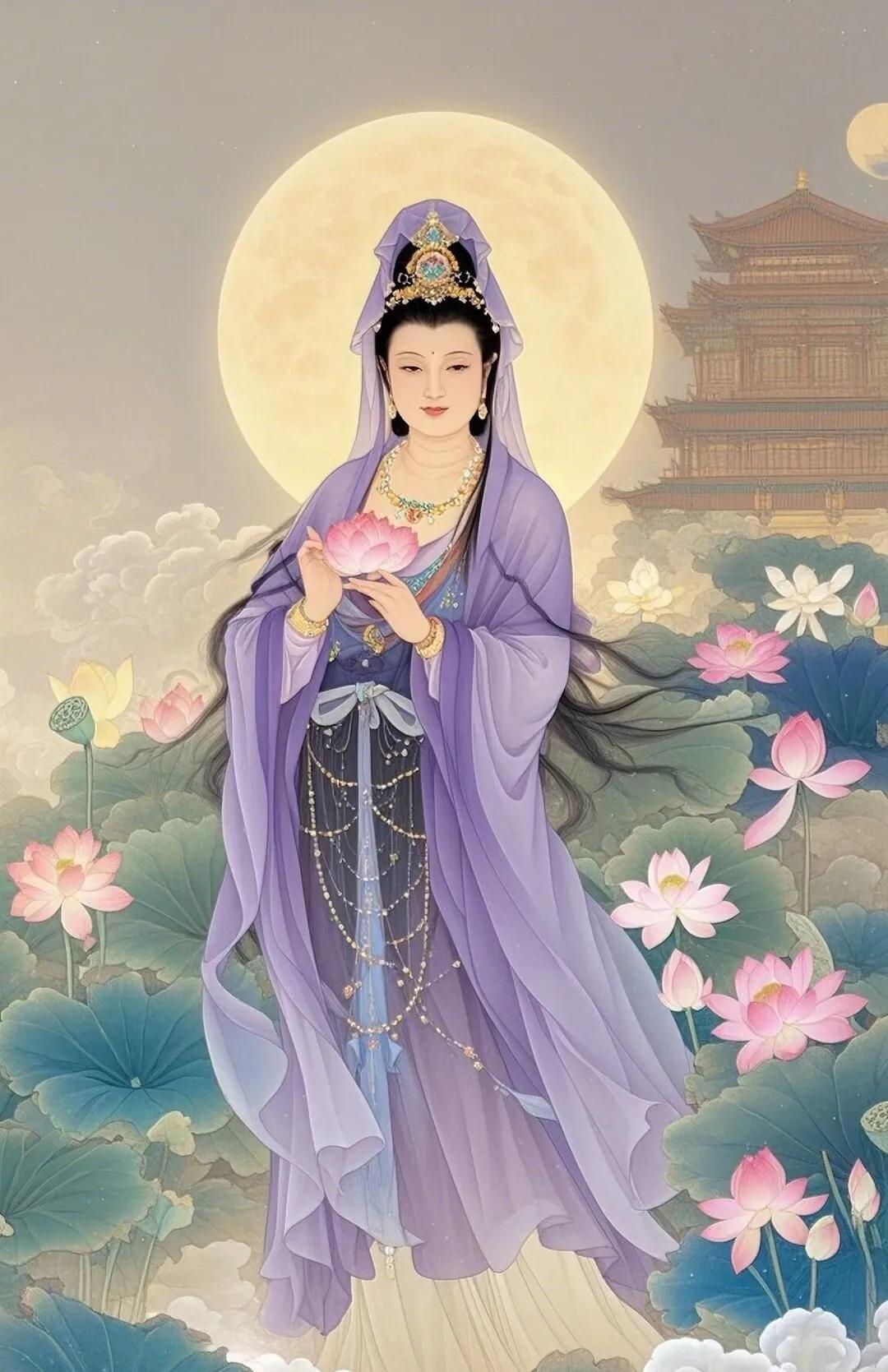 仙子降临莲花池，月色如梦似幻境。#分享一首你原创的诗# #分享你今日感悟# #宛