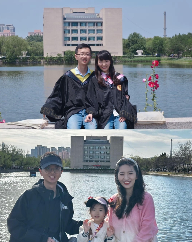 毕业十年，物是人是。春回母校看海棠