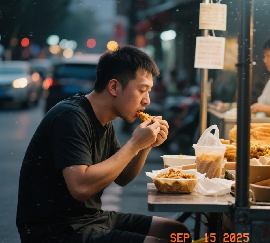 一个吃不上饱饭的男人，
他先要吃饱饭，找到一个安全的、
遮风挡雨的地方美美的睡上