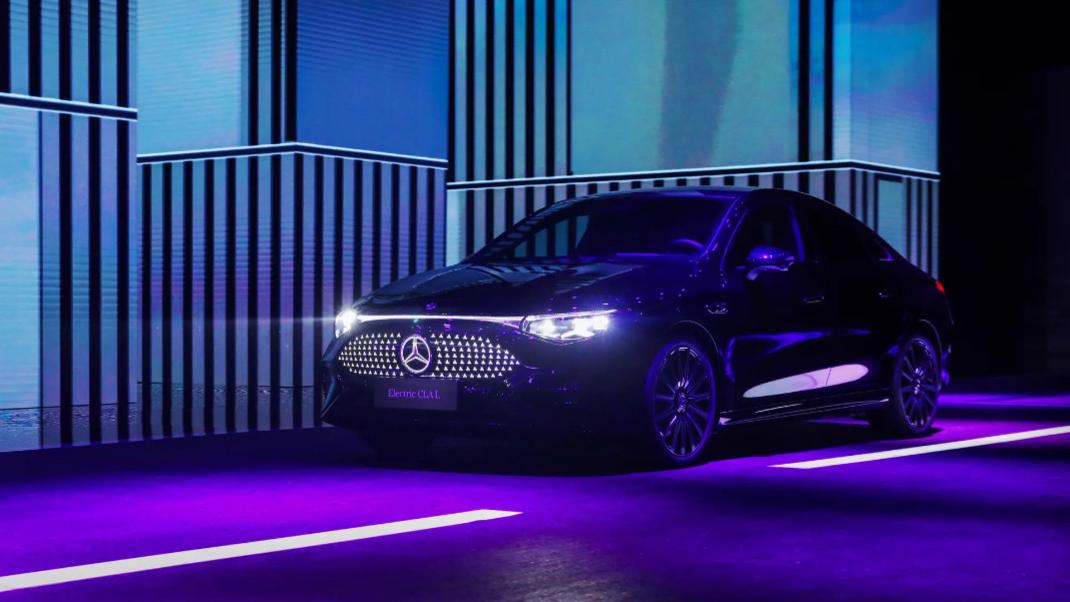 MMA平台+800V高压架构！全新奔驰CLA EV充电速度看齐大哥