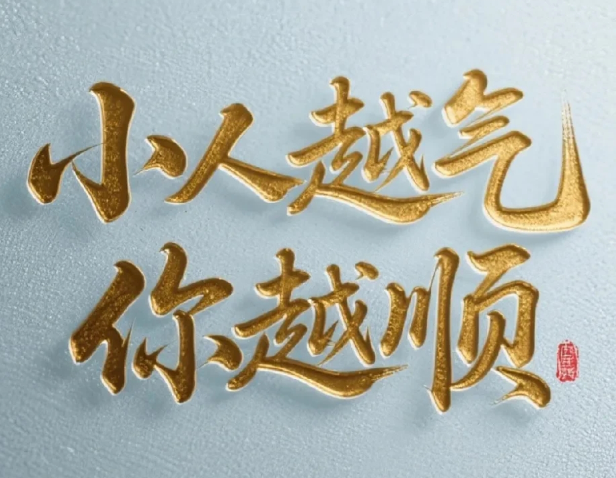 嘿，就让身边那小人干着急去！