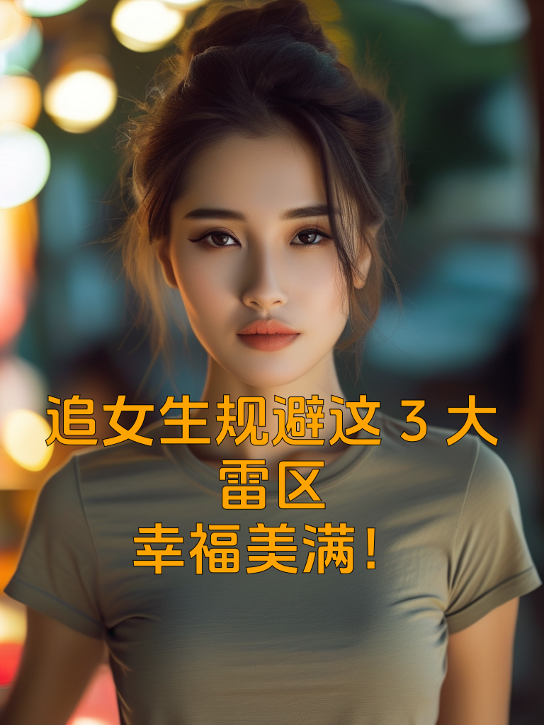 追女生规避这3大雷区，幸福美满！