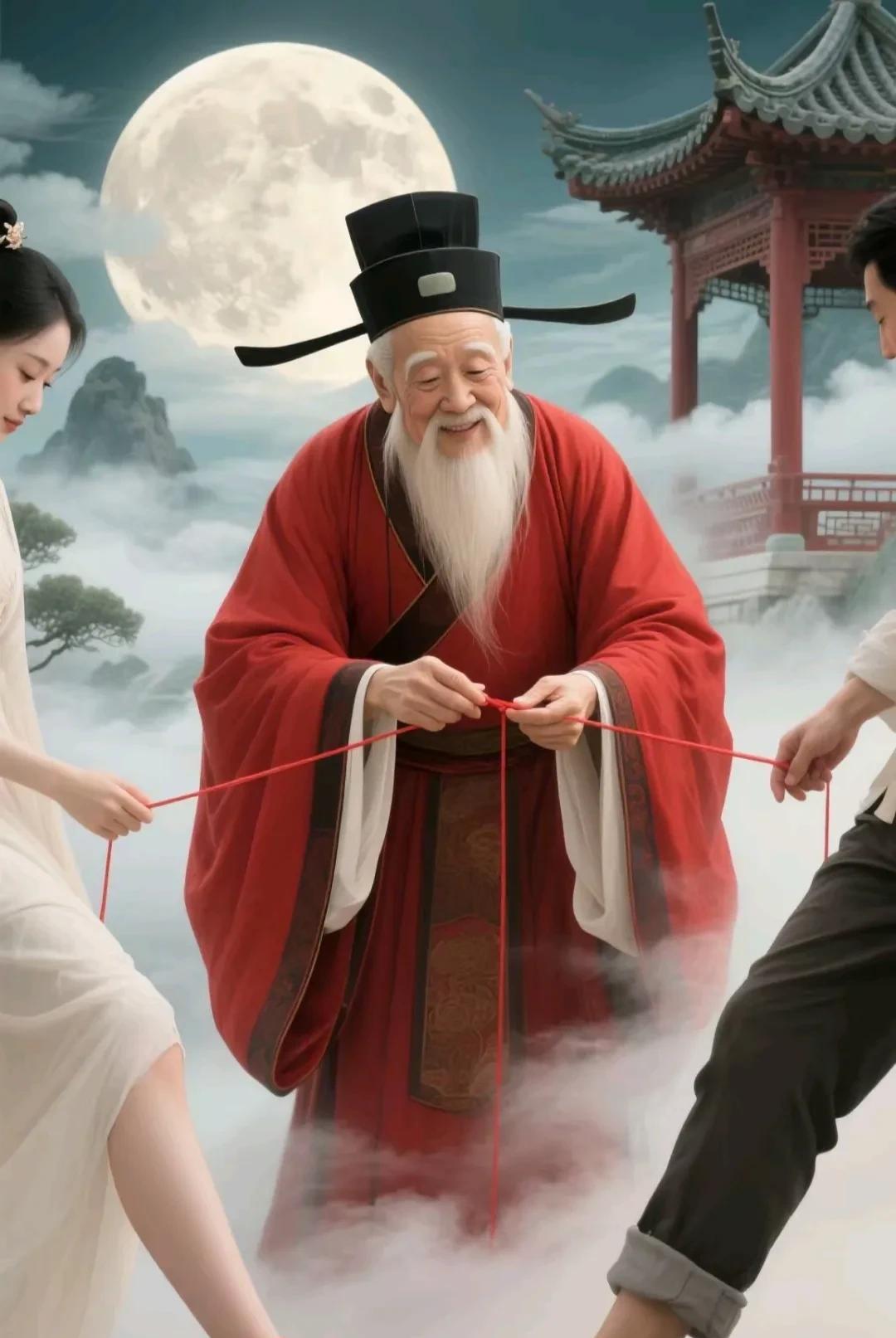 月老牵线，你终于要遇到命中注定的正缘了！
心里的孤单终于有了归期，
你的姻缘红线