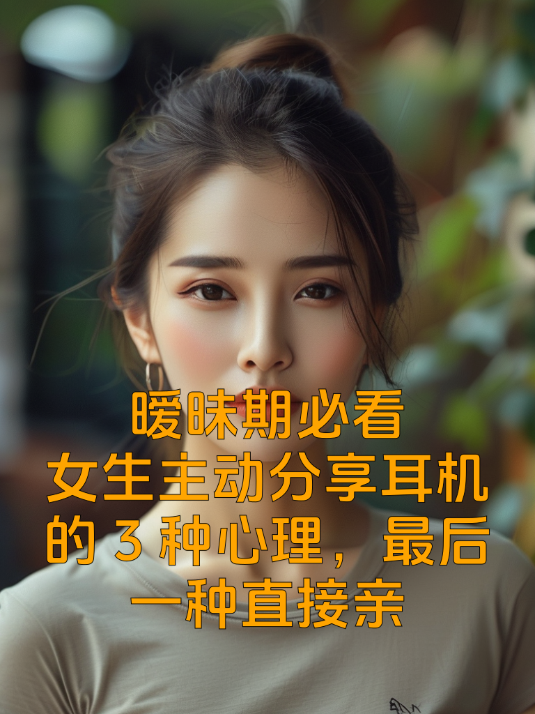 暧昧期必看！女生主动分享耳机的3种心理，最后一种直接亲！
