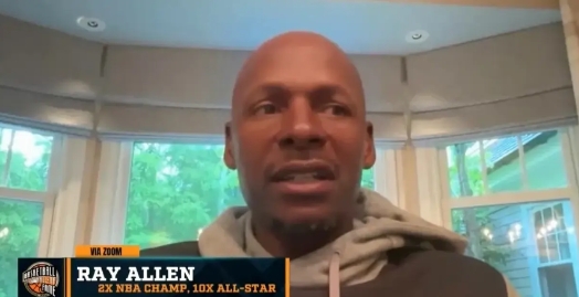 雷-阿伦力挺詹姆斯！

今天，NBA名宿雷-阿伦在一档播客节目中加入“詹姆斯没有
