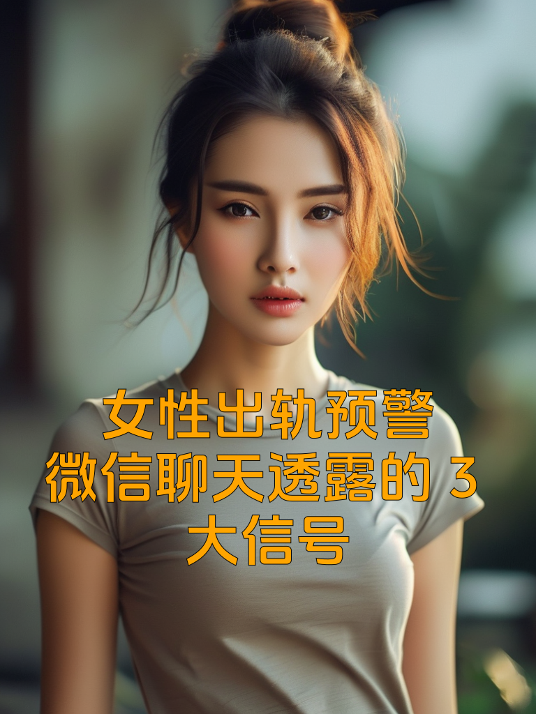 女性出轨预警：微信聊天透露的3大信号