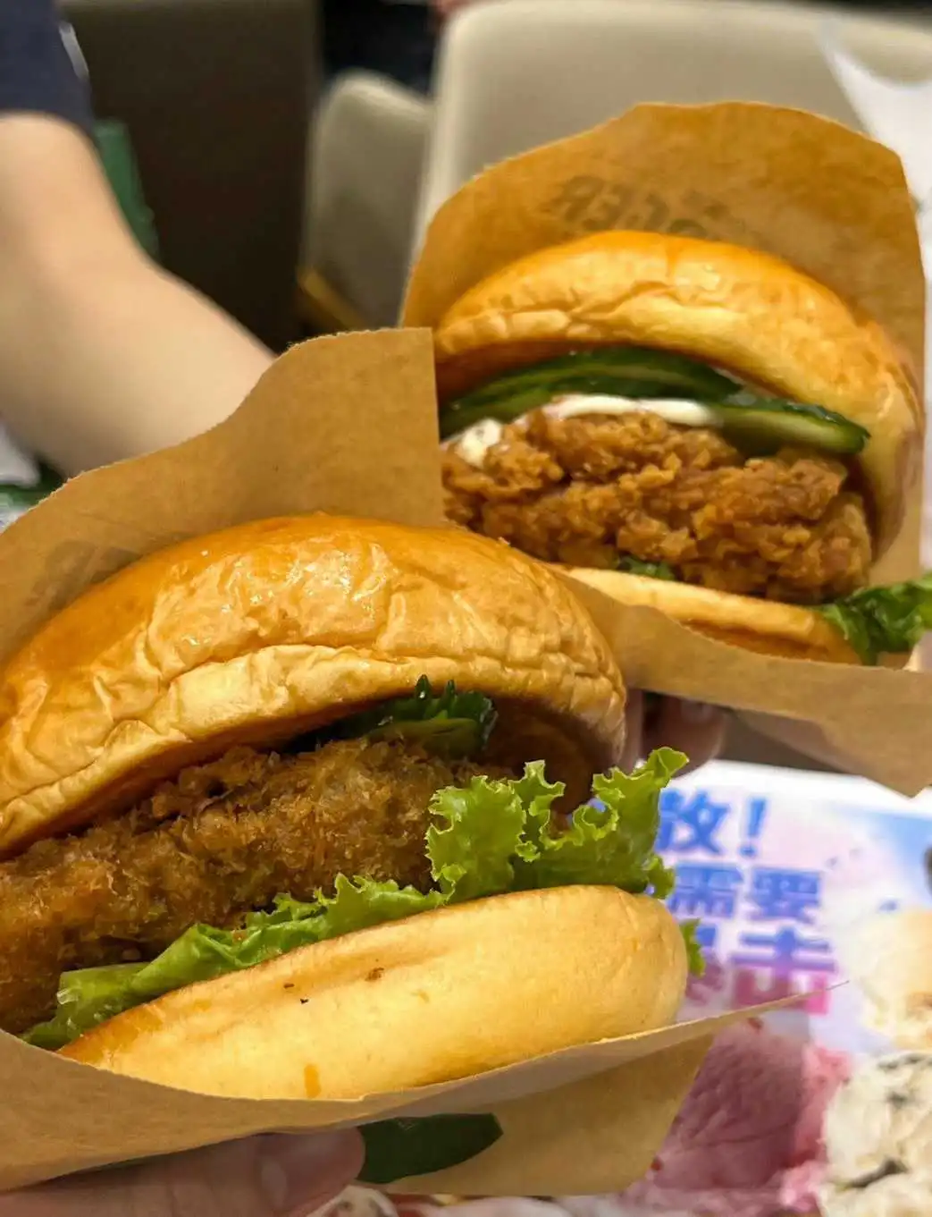 分享假期美食，美味的汉堡包
