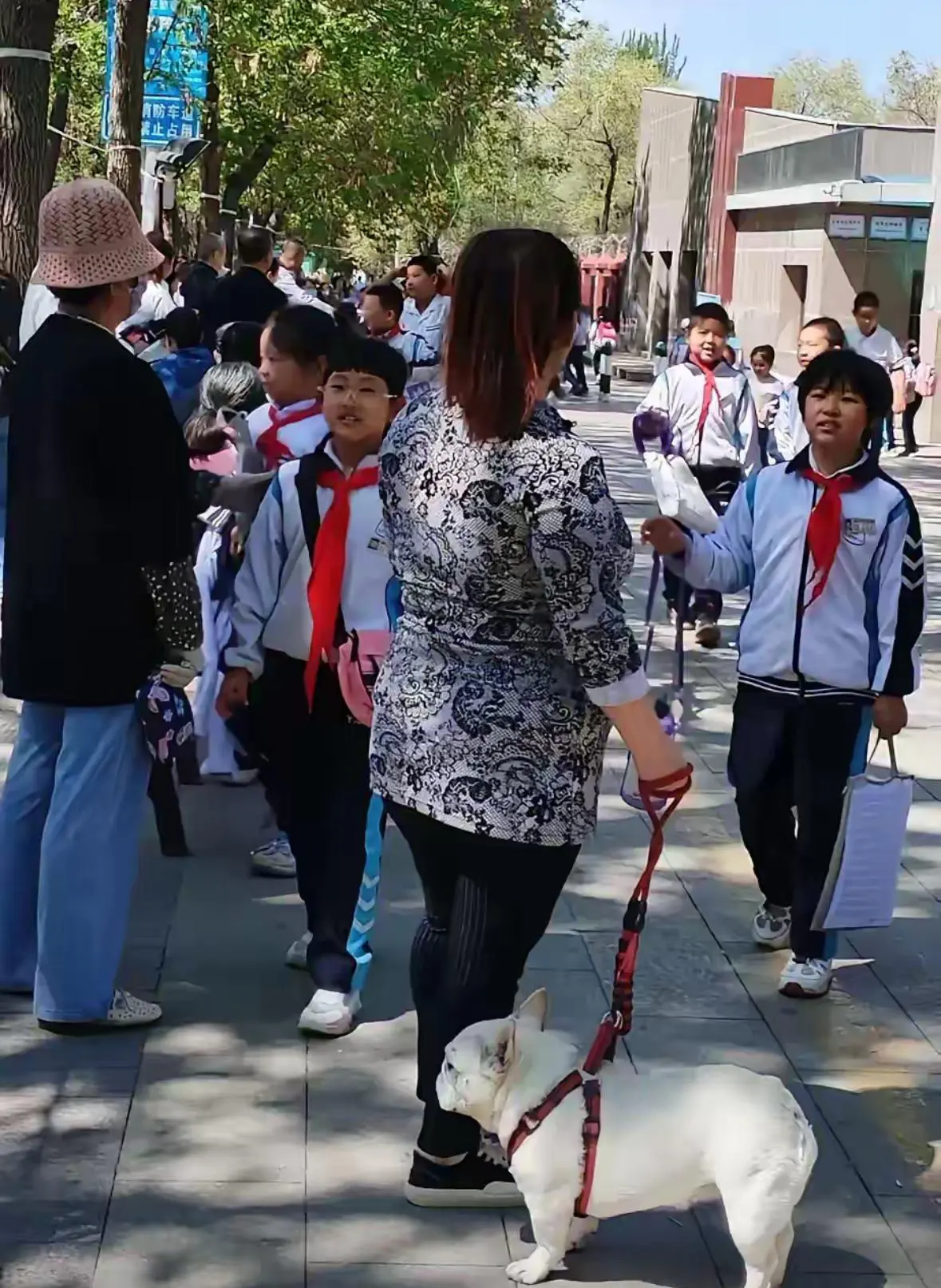 我是不会穿成这样接孩子，孩子应该也不喜欢妈妈穿成这样来接他。