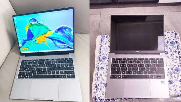 极简设计的国产真我笔记本电脑，14英寸2K屏幕，轻巧的办公工具