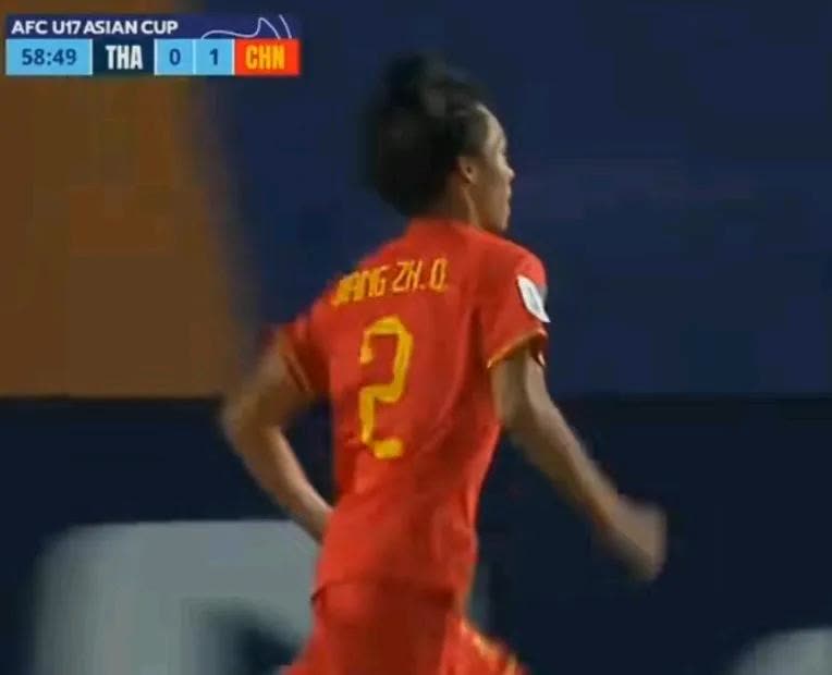 u17中国男足结束了沙特亚洲杯之旅，最后一场友谊赛2：0泰国队。
好像是双方商