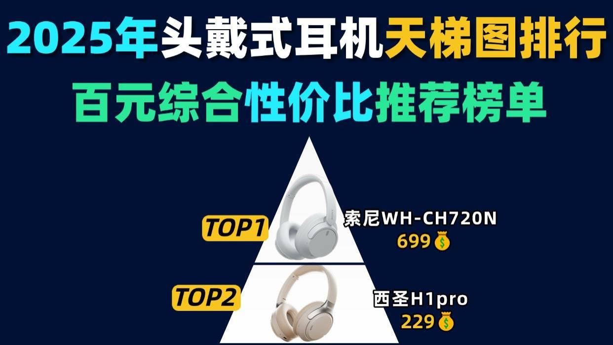 头戴式耳机哪款性价比高又好用？性价比排行榜前十名推荐