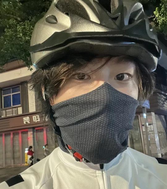 出发！
#男大学生 #双鱼座 #水瓶座 #骑行