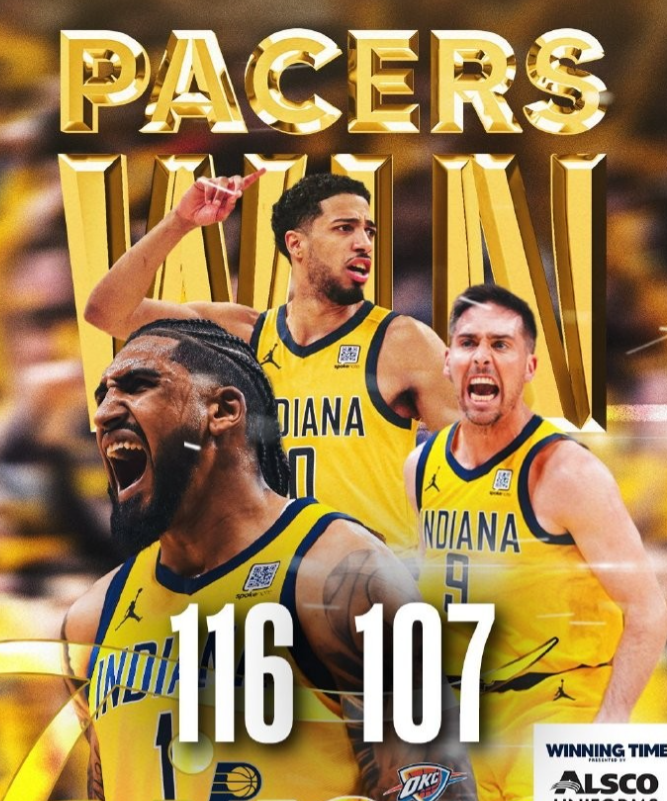 NBA总决赛：2025NBA总决赛G3步行者2-1领先雷霆！

北京时间6月12