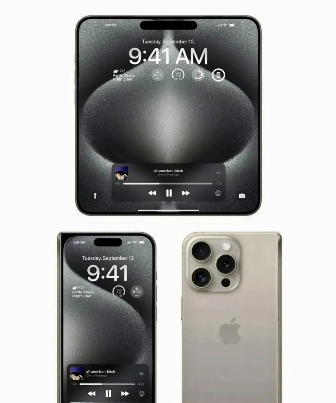 iPhone折叠屏手机配置曝光，2000 - 2500美元的售价着确实实不低，人