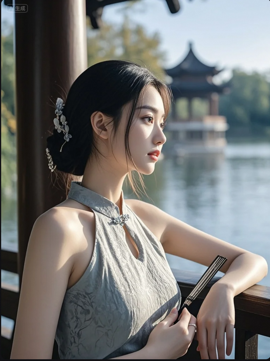她的存在，是对“静美”最好的诠释