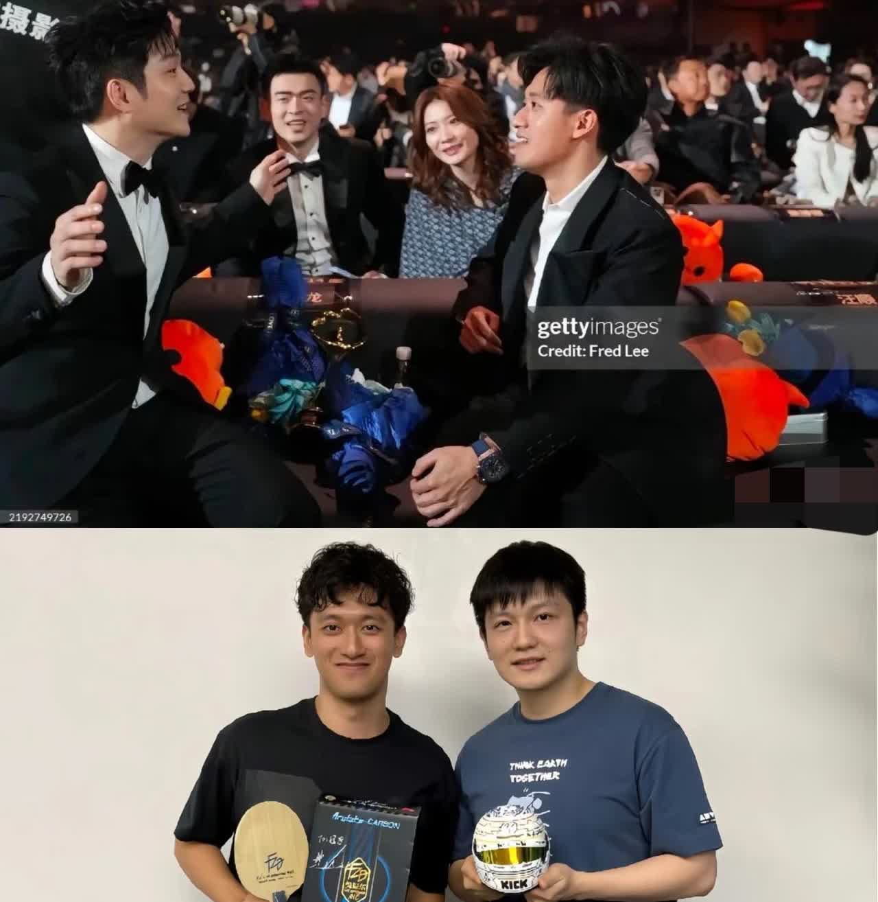 樊振东交朋友方面有点厉害啊！

WB之夜认识的，现在已经互换签名礼物啦。图一