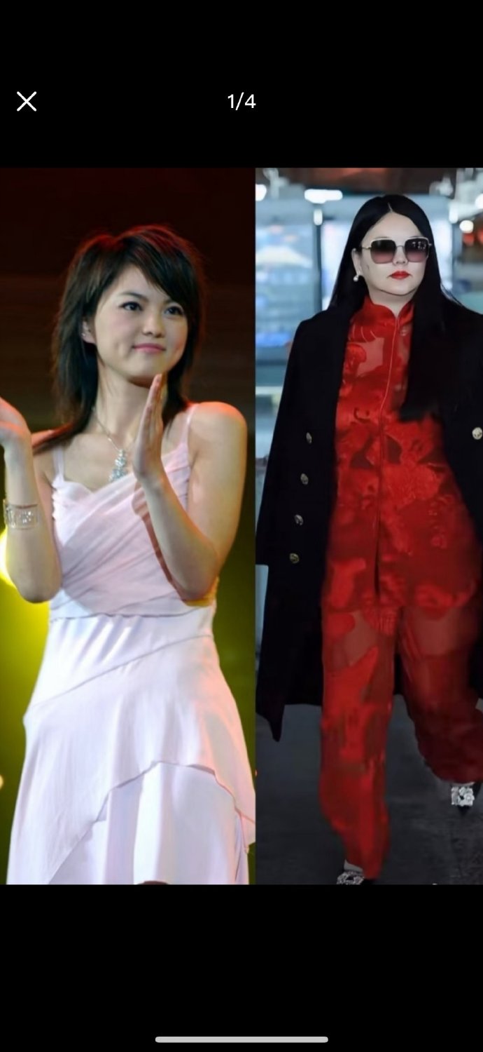 为什么她年轻时候天真烂漫的感觉，现在这气场跟个女大佬似的，感觉不是一个人，我小时