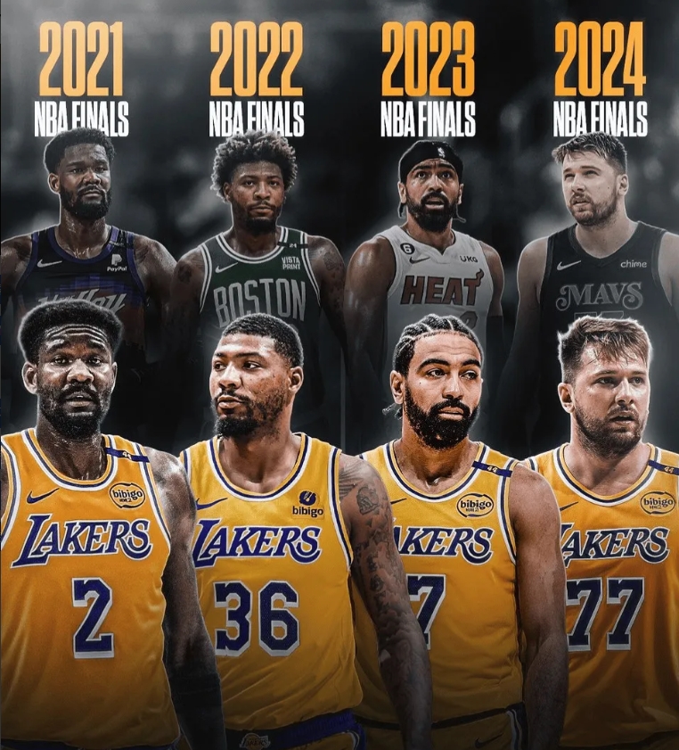 美媒：湖人目前拥有过去四年打进总决赛的球员，且均失利
美媒Basketball 