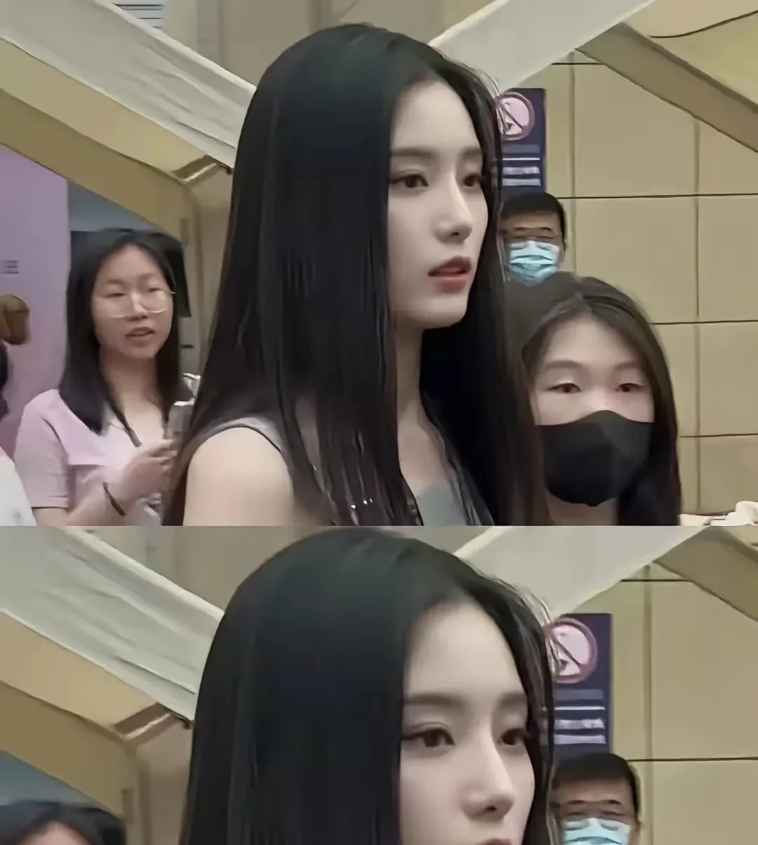 看了徐艺洋最近的状态，
秒懂黄子韬为啥急着结婚！
一头乌黑浓密的秀发超吸睛，
造