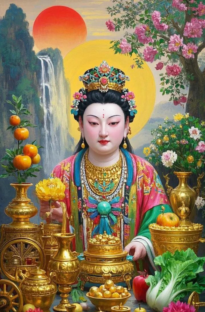 泰山奶奶听到你的愿，愿你身似松柏常青健，心若清泉常静安，四季无病无灾扰，福寿绵延
