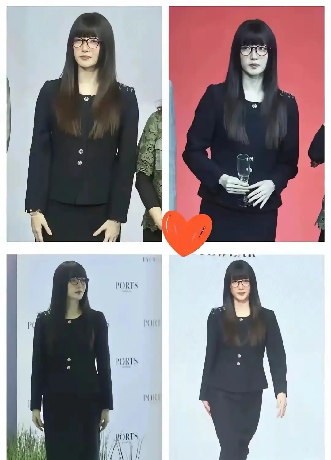 江疏影这装扮着实看不懂！和路人一样！