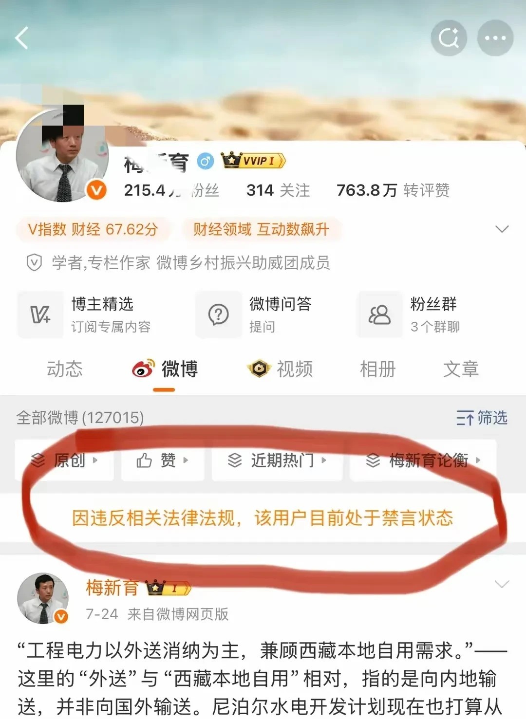 武大这事水太深
仗义执言的专家账号说没就没

武汉大学校园里那点事闹得越来越