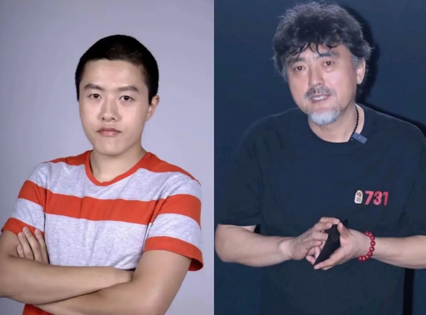 左边是饺子，45岁，四川人。
右边是赵林山，50岁，吉林人。

左边出身医学家庭