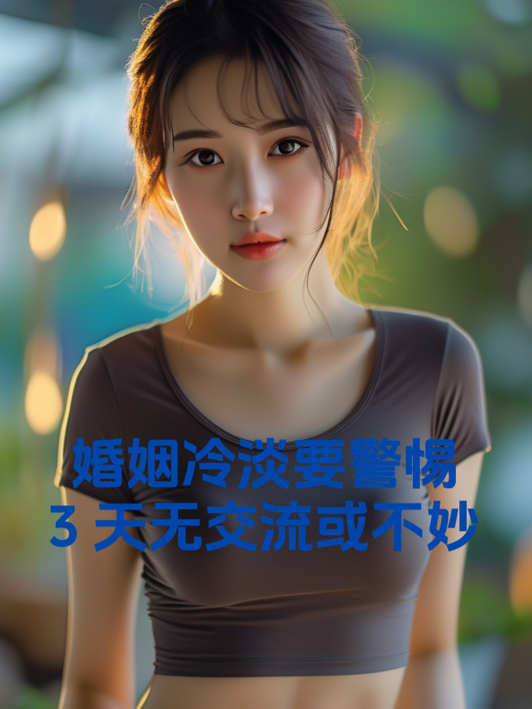 婚姻冷淡要警惕，3天无交流或不妙