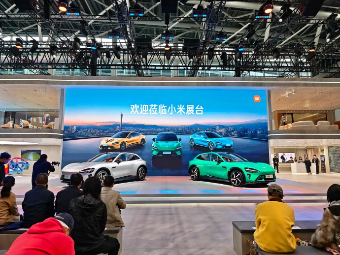 第一站小米展台
除了携SU7、YU7全系亮相，这次比较重要的是发布了小米HAD增