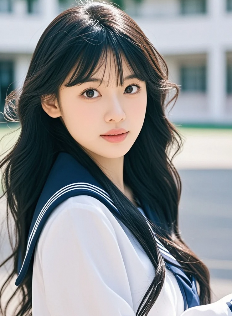 校服加身志飞扬，少女逐梦正启航