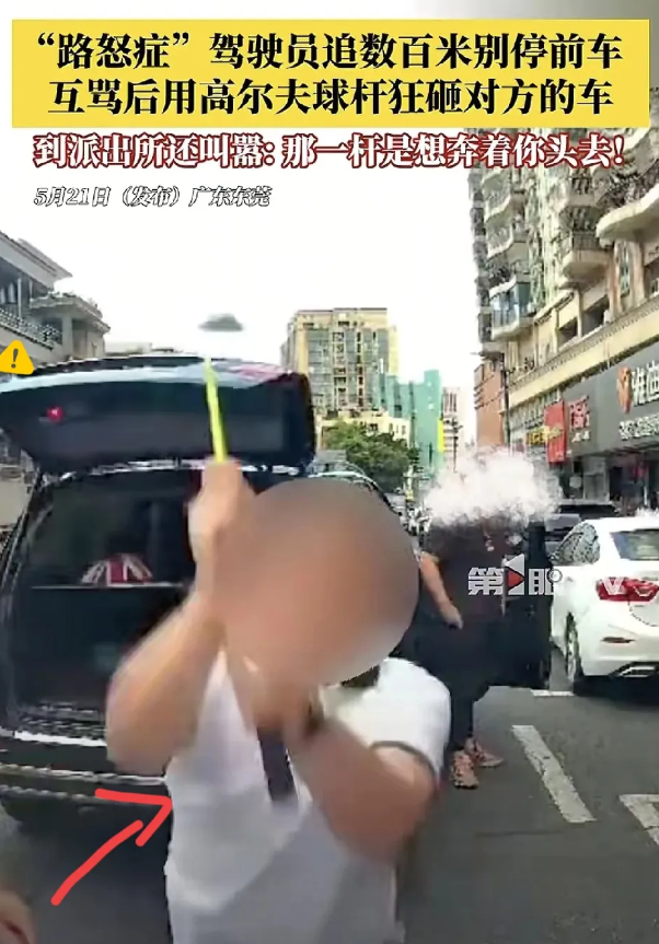东莞 “奔驰哥” 追砸车辆，被法律锁定