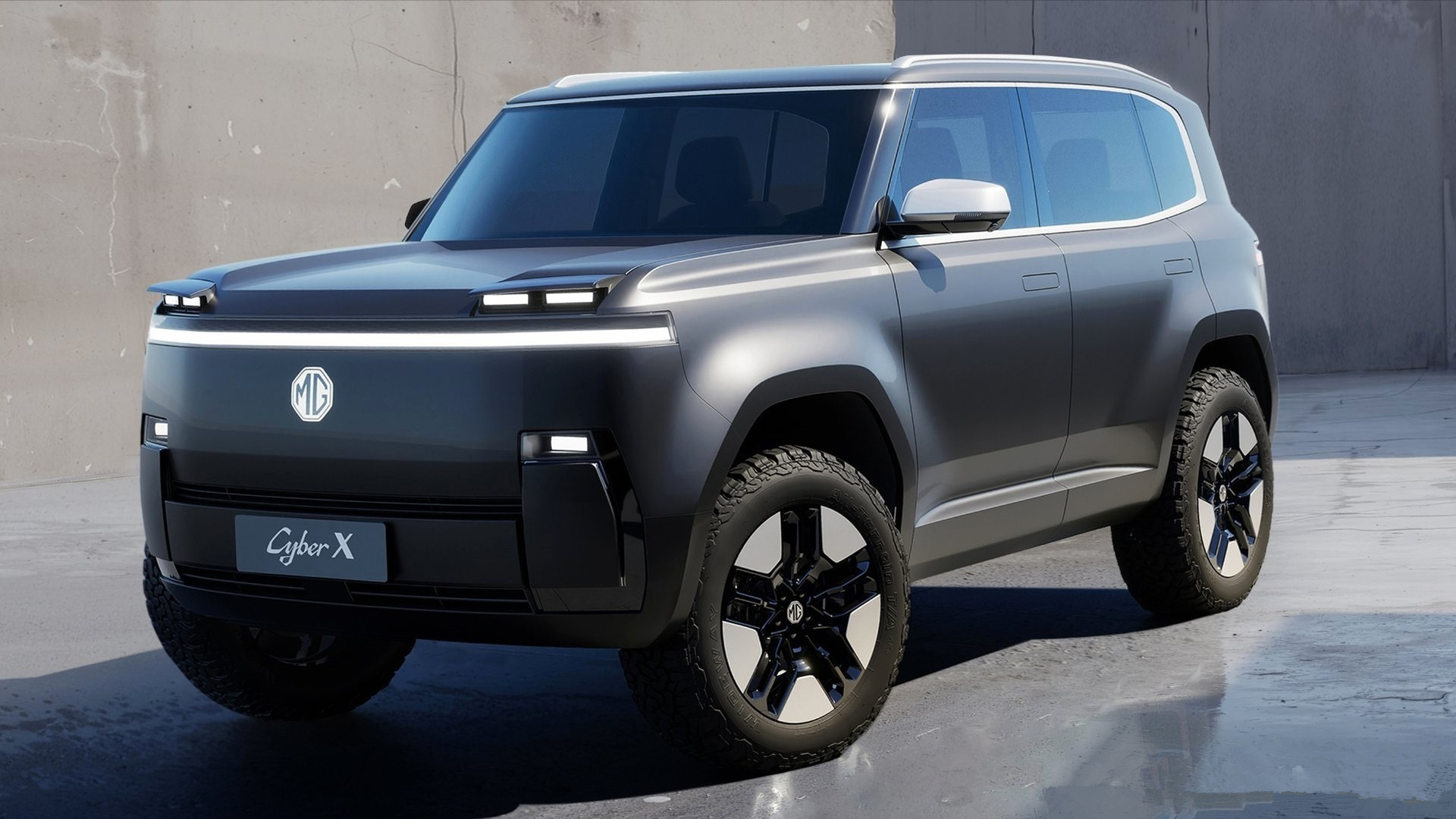MG Cyber????X：前大众设计师打造的未来路虎卫士竞争对手
