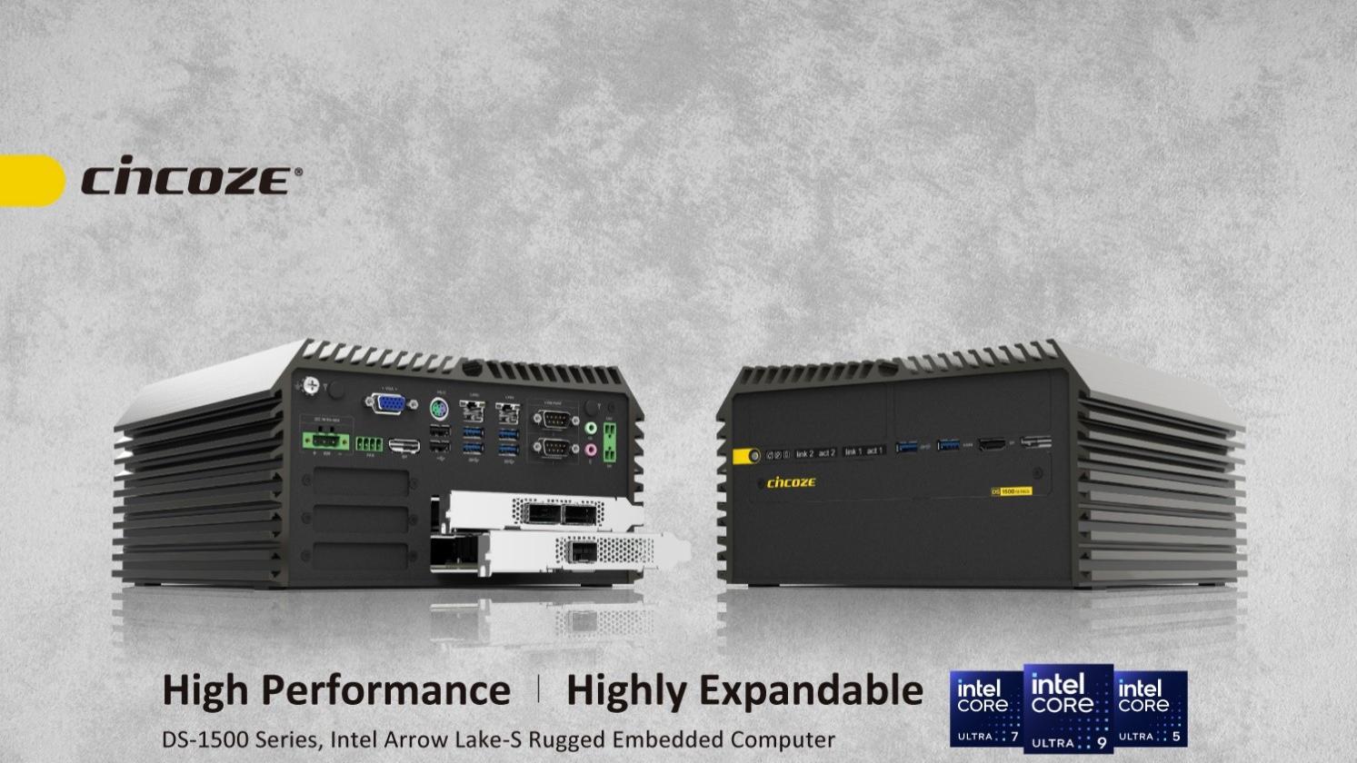 Cincoze高阶效能&PCIe扩充型工控机 (DS-1500系列)