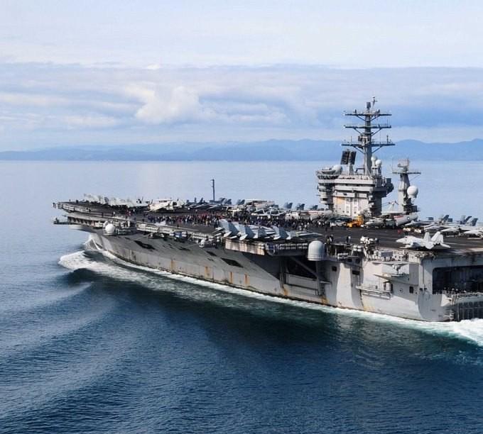 这可能是尼米兹号的最后一次。CVN-68尼米兹号是尼米兹级的首舰，1975年5月