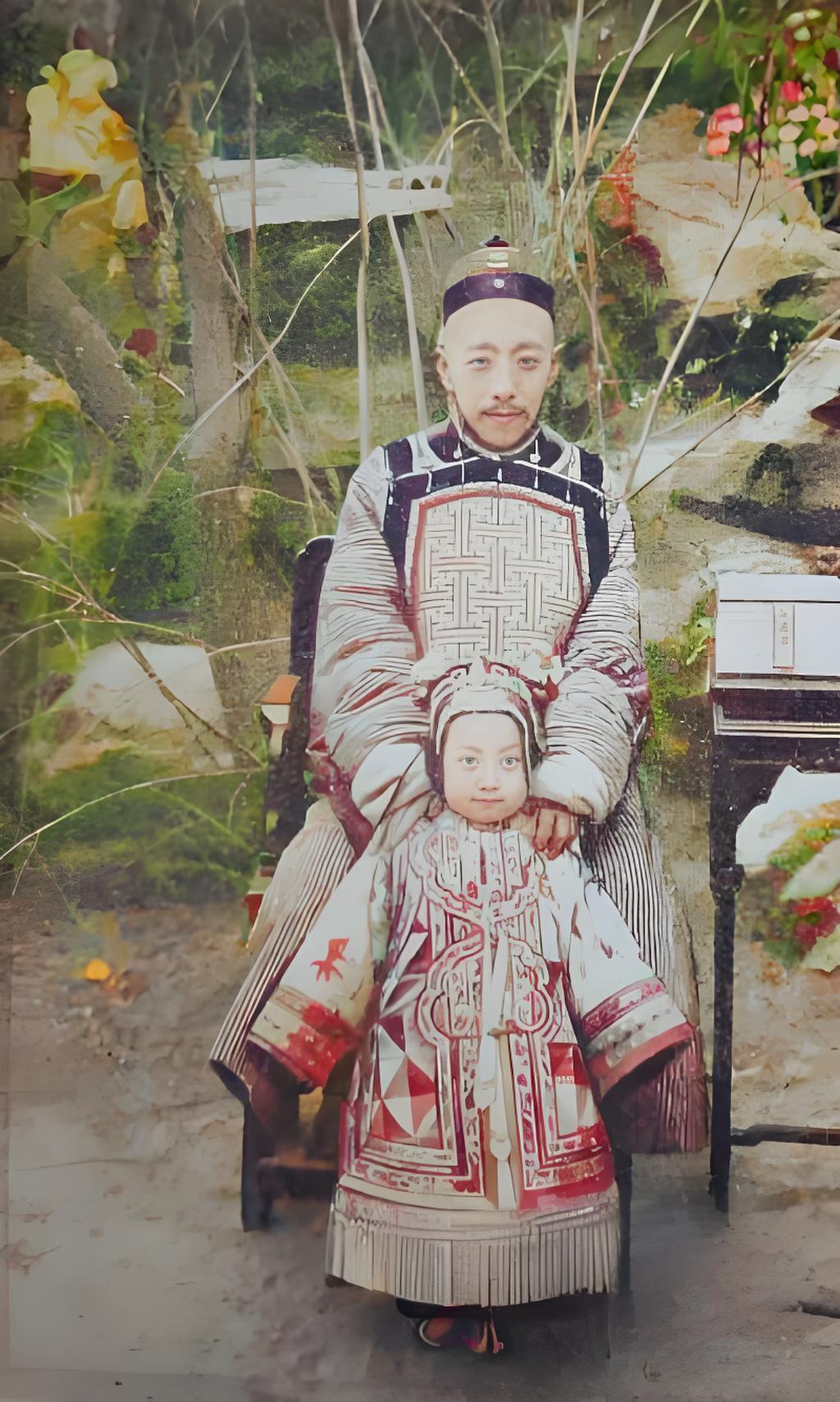 晚清，一对父子俩
