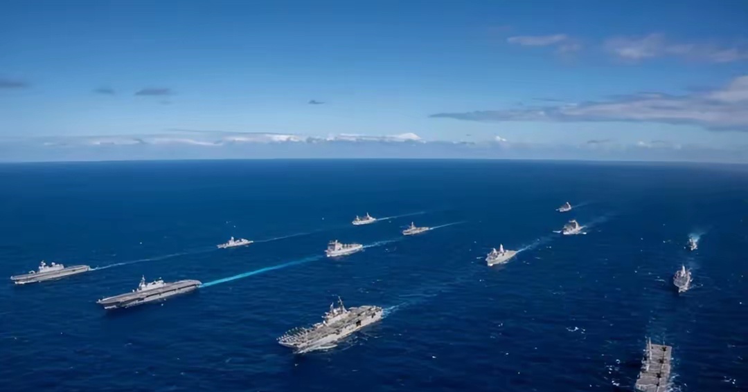 美国带着19个国家在西太平洋搞演习，看似阵仗挺大，但咱们中国为啥一点都不慌呢？