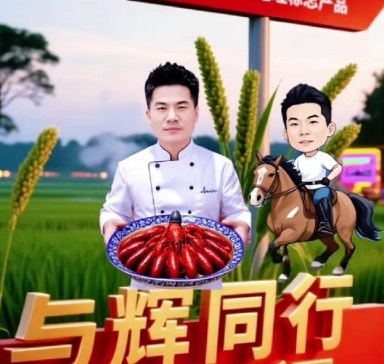 网友:这人脸真的很方也[笑哭]
董宇辉:啊，这……

董宇辉在潜江虾谷，小龙虾溯