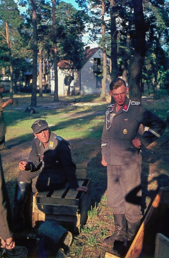 1944年，波兰的德国士兵。